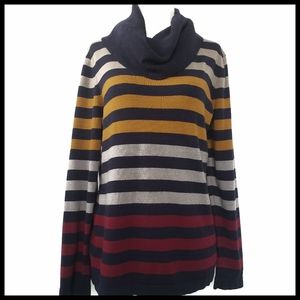 ⭐BOGO⭐ Orly Striped Cowl Neck Sweater
